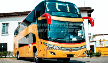  MARCOPOLO PARADISO 1800 DD NEW G7 VOLVO B420R ANO 2019/2020 44 LUGARES PS / 12 LEITO PI/ MONITOR / GELADEIRA / AQUECEDOR DE LIQUIDOS – REF 1009  cheio