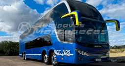 COMIL CAMPIONE INVICTUS DD/MERCEDES BENS O500RSDD / 2017/2017 64  LUGARES COM DESCANSO DE PERNAS 48 PISO SUPERIOR 16 INFERIOR/TODOS PNEUS NOVOS/TODO REVISADO/MULTIMIDIA/TELAS EM LCD/SANITARIO/GELADEIRA. – REF 1196