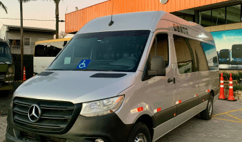 VAN MERCEDES-BENZ SPRINTER 416 LONGA MBB 416 MARTICAR ANO 2019/2020 16 LUGARES / POLTRONAS MARTICAR / MONITOR / BANCO COURO / ASSOALHO AMADEIRADO – REF 1007  cheio