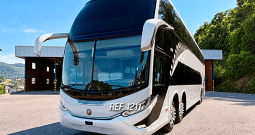 MARCOPOLO PARADISO 1800 DD G8 VOLVO B510R 8 X 2 ANO 2023/2024 44 LUGARES SEMI LEITO MASTER PS/12 SEMI LEITO MASTER PI/AR CONDICIONADO QUENTE E FRIO/MONITOR/DVD/USB – REF 1211