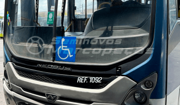  NEOBUS MEGA URBANO MBB OF1724L ANO 2018/2019 39 LUGARES / AR CONDICIONADO /JANELA ABRIR/ 03 PORTAS /TARAFLEX /SUSPENSAO AR / 04 ITINERARIOS – REF 1092  cheio