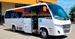 VOLARE VOLARE W8 AGRALE 10T MWM 150CV ANO 2011/2012 22 LUGARES/AR CONDICIONADO/CALEFAÇÃO/POLTRONAS EXECUTIVAS/PAREDE DE SEPARAÇÃO/CABINADA/BANCO GUIA/RODOAR/PORTA PACOTES – REF 1135