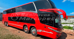 MARCOPOLO PARADISO 1800 DD SCANIA K440 – 8X2 ANO 2019/2019 64 LUGARES  (12 LEITO PI + 52 SEMI LEITO PS) /SALA DE JGS/ MONITOR POLTRONAS PI/05 GELADEIRAS/ AQUECEDOR LIQUIDOS/ USB/CAMA MOTORISTA/CARRO DE TURISMO – REF 1138