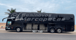 MARCOPOLO PARADISO 1600 LD MERCEDES O500RSD – 6X2 ANO 2018/2019 48 LUGARES SEMI LEITO/ GELADEIRA/ MONITORES/ SISTEMA DE AUDIO E VÍDEO – REF 1148