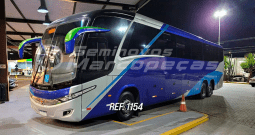 MARCOPOLO PARADISO 1200 MBB O500RSD 6X2 ANO 2010/2010 46 LUGARES/FRENTE NEW G7/AR CONDICIONADO/BEBEDOURO/TOMADA 110 V/ CARRO TURISMO – REF 1154