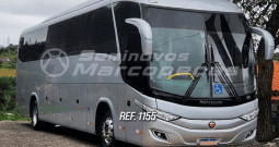 MARCOPOLO PARADISO 1200 MBB O500RS ANO 2011/2011 42 LUGARES COM DESCANSA PERNAS / RODAS ALUMINIO / FRENTE NEW G7/AR CONDICIONADO/BEBEDOURO/TOMADA 110 V/ CARRO TURISMO/MONITOR DVD – REF 1155