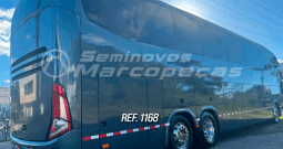 MARCOPOLO PARADISO 1600 LD SCANIA K400  ANO 2012/2012 44 LUGARES SEMI LEITO/AR CONDICIONADO/CALEFAÇÃO/MONITOR/DVD/GELADEIRA/USB/MOTOR REVISADO COMPLETO – REF 1168