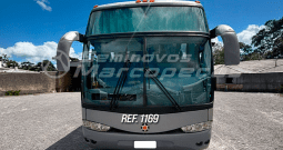 MARCOPOLO PARADISO 1200 SCANIA K310 ANO 2009/2009 46 LUGARES/BANCO GUIA/CALEFAÇÃO/AR CONDICIONADO/RODAS ALUMINIO/MONITOR/DVD/SANITARIO/GELADEIRA/UNICO DONO – REF 1169