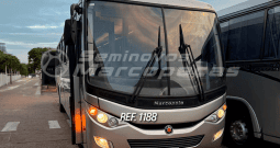 MARCOPOLO IDEALE 800 MBB OF 1721 ANO 2020/2021 46 LUGARES/AR CONDICIONADO/JANELAS DUPLAS/PORTA PACOTES/TRASEIRA FECHADA – REF 1188