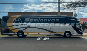  MARCOPOLO PARADISO 1200 VOLVO B380R ANO 2023/2024 46 LUGARES SEMI LEITO / DESCANSA PERNAS / 14 METROS / MONITOR / DVD / USB / GELADEIRA / PNEUS NOVOS – REF 1081  cheio