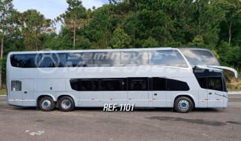  MARCOPOLO PARADISO 1800 DD SCANIA K400 6X2 ANO 2018/2019 MARCOPOLO PARADISO 1800/ 6X2 SCANIA K400/ 43 LUGARES LEITO TOTAL/ MONITORES, GELADEIRAS/ CAFETEIRAS/ TOMADAS USB/VIDROS COLADOS/ PAREDE DE SEPARAÇÃO/ CAMAROTE MOTORISTA AUXILIAR/SUPORTE PARA CUIA – REF 1101  cheio