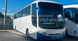 COMIL CAMPIONE 3.65 SCANIA K310 ANO 2011/2011 50 POLTRONAS EXECUTIVAS / AR CONDICIONADO/SANITÁRIO/ EMBREAGEM NOVA/MOTOR , SISTEMA DE SUSPENSÃO E FREIOS REVISADOS/RADIO/MICROFONE E TELA EM LCD. – REF 1191