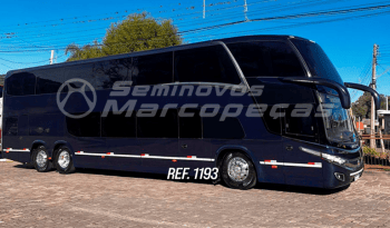  MARCOPOLO PARADISO 1800, VOLVO B420R, ANO 2019/ 43 LUGARES LEITO/  BANCOS EM COURO/ USB/ AQUECEDOR DE LIQUIDOS/ MONITORES/ MESA DE JOGOS/ CALEFAÇÃO/ DVD – REF 1193  cheio