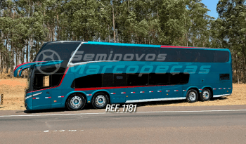 MARCOPOLO PARADISO 1800 DD SCANIA K440 8 X 2 ANO 2019/2019 48 LUGARES  SEMI LEITO PS / 16 SEMI LEITO PI / SALA RODADO DIANTEIRO/ AR CONDICIONADO QUENTE E FRIO / USB / MONITOR/ DVD / GELADEIRA / CARRO TURISMO – REF 1181  cheio