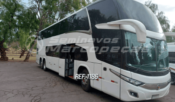  MARCOPOLO PARADISO 1800 DD VOLVO B420R ANO 2019/2020 44 LUGARES SEMI LEITO PS / 09 LEITO PISO INFERIOR/ AR QUENTE E FRIO/ USB/ MONITOR / DVD / UNICO DONO / CARRO DE TURISMO – REF 1186  cheio
