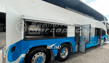  MARCOPOLO PARADISO 1800 DD VOLVO B420R – 6X2 ANO 2016/2017 56 LUGARES SEMI LEITO/ 12 PI E 44 PS/ 2 GELADEIRAS/ CAFETEIRA/ MONITORES/ BAIXA KM – REF 1147  cheio