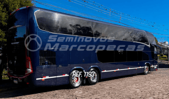  MARCOPOLO PARADISO 1800, VOLVO B420R, ANO 2019/ 43 LUGARES LEITO/  BANCOS EM COURO/ USB/ AQUECEDOR DE LIQUIDOS/ MONITORES/ MESA DE JOGOS/ CALEFAÇÃO/ DVD – REF 1193  cheio