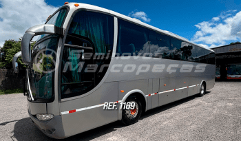  MARCOPOLO PARADISO 1200 SCANIA K310 ANO 2009/2009 46 LUGARES/BANCO GUIA/CALEFAÇÃO/AR CONDICIONADO/RODAS ALUMINIO/MONITOR/DVD/SANITARIO/GELADEIRA/UNICO DONO – REF 1169  cheio
