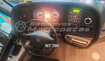  MARCOPOLO PARADISO 1200 4X2 14M SCANIA K360 ANO 2022/2023 46 LUGARES/SEMI LEITI/AR CONDICIONADO/DESCANSA PERNAS/PISO ESTILO AMADEIRADO/14 METROS/SANITARIO/GELADEIRA/USB/OPITICRUISE/RETARDER/BAIXA QUILOMETRAGEM – REF 1184  cheio