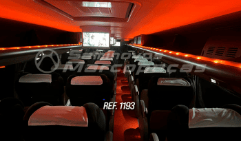 MARCOPOLO PARADISO 1800, VOLVO B420R, ANO 2019/ 43 LUGARES LEITO/  BANCOS EM COURO/ USB/ AQUECEDOR DE LIQUIDOS/ MONITORES/ MESA DE JOGOS/ CALEFAÇÃO/ DVD – REF 1193  cheio