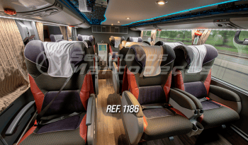  MARCOPOLO PARADISO 1800 DD VOLVO B420R ANO 2019/2020 44 LUGARES SEMI LEITO PS / 09 LEITO PISO INFERIOR/ AR QUENTE E FRIO/ USB/ MONITOR / DVD / UNICO DONO / CARRO DE TURISMO – REF 1186  cheio