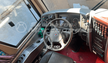  COMIL CAMPIONE 3.65 SCANIA K310 ANO 2011/2011 50 POLTRONAS EXECUTIVAS / AR CONDICIONADO/SANITÁRIO/ EMBREAGEM NOVA/MOTOR , SISTEMA DE SUSPENSÃO E FREIOS REVISADOS/RADIO/MICROFONE E TELA EM LCD. – REF 1191  cheio