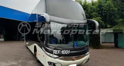ÔNIBUS RODOVIÁRIO MARCOPOLO PARADISO 1800 DD MBB O500RSDD ANO 2012/2012 48 SEMI LEITO PS/09 LEITO PI/GELADEIRA/AR CONDICIONADO – REF 1001