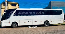 MICRO-ÔNIBUS RODOVIÁRIO MARCOPOLO VIAGGIO 1050 MBB OF 1722 ANO 2011/2011 43 LUGARES / SANITARIO / CALEFAÇÃO / VIDROS COLADOS / AR CONDICIONADO – REF 1023