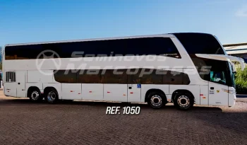  Ônibus Rodoviário Marcopolo Paradiso 1800 MBB O500 – RSDD 8X2 | Ano 2017/2018 | 55 Lugares/PS Semi-Leito (40) + Pi Leito (15) | Ar Condicionado / Descansa Pernas / Geladeira / Sanitário / Cambio Automatizado – REF 1050  cheio