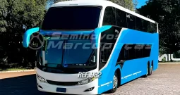 ÔNIBUS RODOVIÁRIO COMIL INVICTUS DD VOLVO B460 R 6 X 2 ANO 2024/2025 31 LEITO PS / 13 LEITO PI / ELEVADOR / MONITOR / DVD / 03 GELADEIRA / BAIXA KM / CAMA MOTORISTA – REF 982