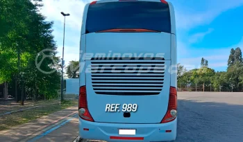  ÔNIBUS RODOVIÁRIO MARCOPOLO PARADISO 1800 6X2 MBB O500RSDD ANO 2014/2014 56 LUGARES + MOTORISTA e BC GUIA/ LEITO E SEMI LEITO / DESC PERNAS / 2 GELADEIRAS / CAMBIO MANUAL / BANCO GUIA / RODAS EM ALUMINIO – REF 989  cheio