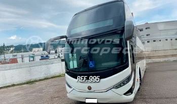  ÔNIBUS RODOVIÁRIO MARCOPOLO PARADISO 1800 DD G8 SCANIA K400 6 X 2 ANO 2021/2022 48 LUGARES LEITO MASTER /AR CONDICIONADO/SISTEMA DE AUDIO E VIDEO COMPLETO/GELADEIRAS/RODAS CROMADAS/UNICO DONO – REF 995  cheio