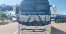 ÔNIBUS RODOVIÁRIO MARCOPOLO PARADISO 1350 MBB O500RSD 2436 ANO 2015/2015 42 LUGARES SEMI LEITO/CALEFAÇÃO/AR CONDICIONADO/ SANITARIO/USB/MONITOR/DVD – REF 997
