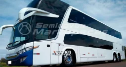 ÔNIBUS RODOVIÁRIO MARCOPOLO PARADISO 1800 G7 SCANIA K380  ANO 2011/2011 44 LUGARES SEMI LEITO PISO SUPERIOR/ 06 LEITO CAMA PISO INFERIOR/2 SANITARIOS /GELADEIRAS / DVD / AR CONDICIONADO / VIDROS COLADOS, MONITORES REF – 999