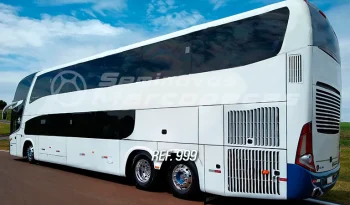  ÔNIBUS RODOVIÁRIO MARCOPOLO PARADISO 1800 G7 SCANIA K380  ANO 2011/2011 44 LUGARES SEMI LEITO PISO SUPERIOR/ 06 LEITO CAMA PISO INFERIOR/2 SANITARIOS /GELADEIRAS / DVD / AR CONDICIONADO / VIDROS COLADOS, MONITORES REF – 999  cheio
